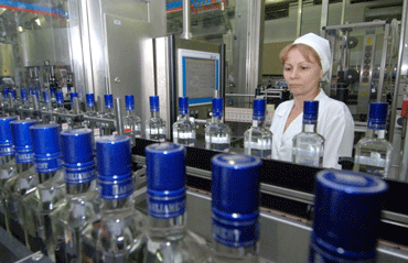 Украина увеличила производство водки на 13,5%
