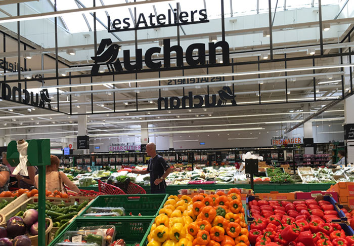 Auchan запустил гипермаркет нового формата на площади 10 тыс квадратных метров